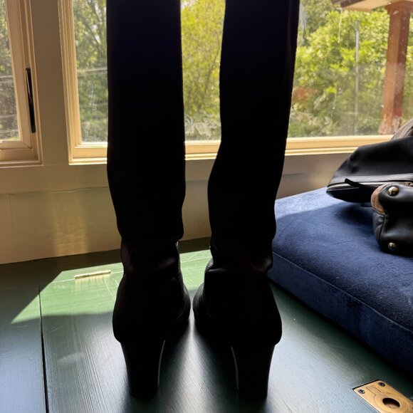 rockport knee high black boots - Picture 2 of 4